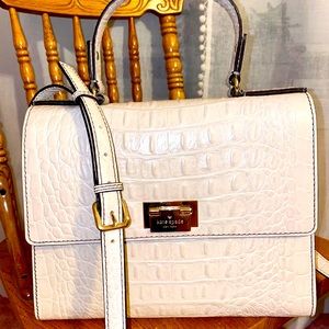 Kate Spade New York Doris Croc Embossed Crossbody